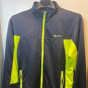 100% Polyester Mens Light Jacket Size L Softshell